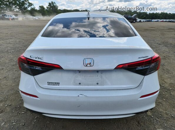 2HGFE2F52PH567859 2023 HONDA CIVIC White Հետևի տեսք