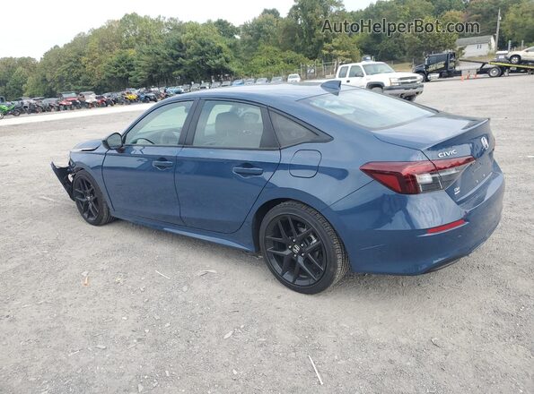 2HGFE2F52SH580121 2025 HONDA CIVIC Blue Rear left