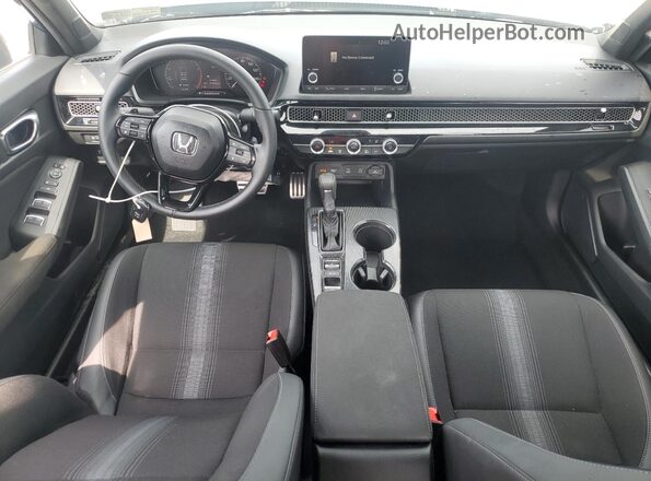 2HGFE2F52SH580121 2025 HONDA CIVIC Blue Dashboard view