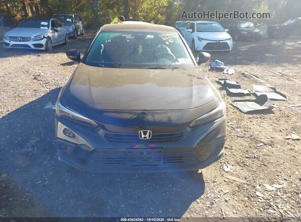 2HGFE2F53NH524659 2022 HONDA CIVIC Black ხელსაწყოთა პანელის ხედი
