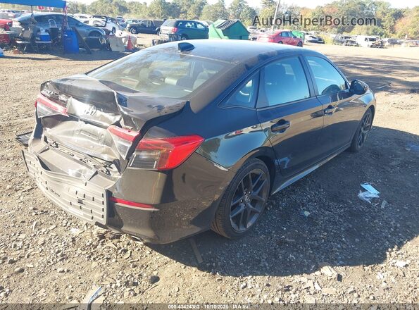2HGFE2F53NH524659 2022 HONDA CIVIC Black უკანა მარჯვენა