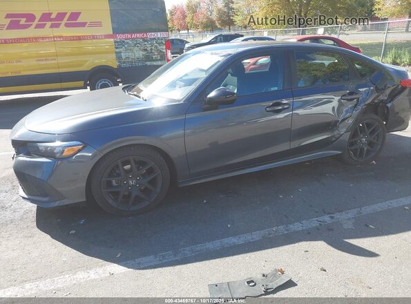2HGFE2F53NH600204 2022 HONDA CIVIC Gray Przód lewy