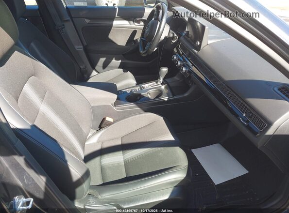 2HGFE2F53NH600204 2022 HONDA CIVIC Gray Widok wnętrza z przodu