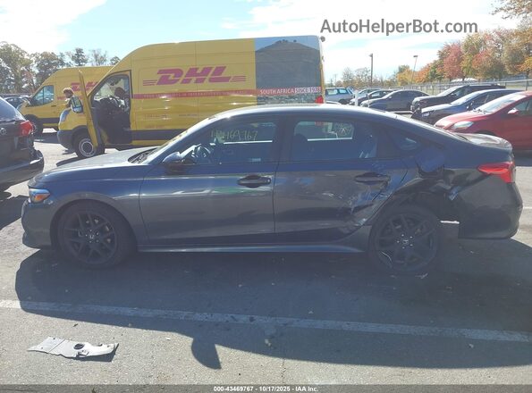 2HGFE2F53NH600204 2022 HONDA CIVIC Gray Widok wnętrza 360 stopni