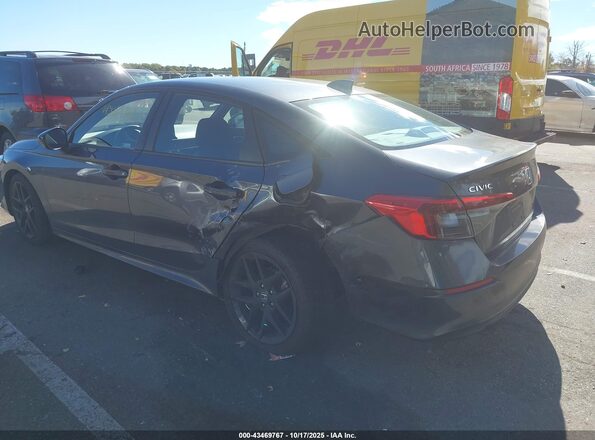 2HGFE2F53NH600204 2022 HONDA CIVIC Gray Tył lewy