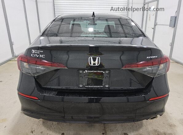2HGFE2F53SH509722 2025 HONDA CIVIC Black Widok z tyłu