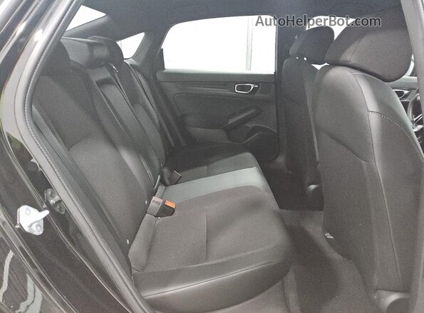 2HGFE2F53SH509722 2025 HONDA CIVIC Black Widok tylnych siedzeń