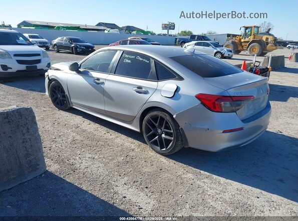 2HGFE2F54NH502489 2022 HONDA CIVIC Silver Հետևի ձախ