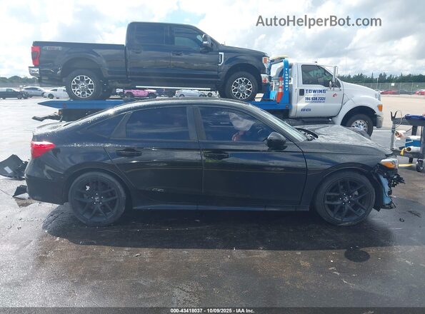 2HGFE2F54NH530647 2022 HONDA CIVIC Black Панорамний вид салону 360°