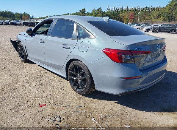2HGFE2F54NH582568 2022 HONDA CIVIC Gray Rear left