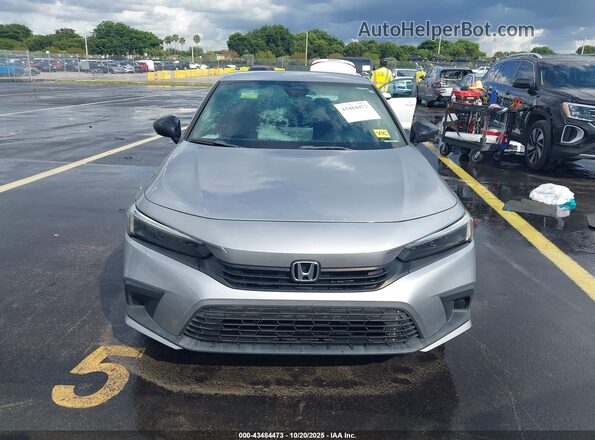 2HGFE2F55NH538756 2022 HONDA CIVIC Silver Սարքավորումների վահանակի տեսք