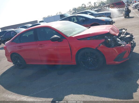 2HGFE2F58NH507257 2022 HONDA CIVIC Red 360 interior view