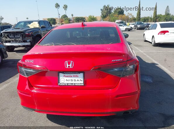 2HGFE2F58NH507257 2022 HONDA CIVIC Red 