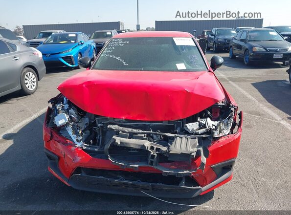 2HGFE2F58NH507257 2022 HONDA CIVIC Red Rear interior view