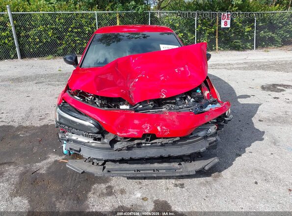 2HGFE2F58NH520896 2022 HONDA CIVIC Red Դիմացի տեսք