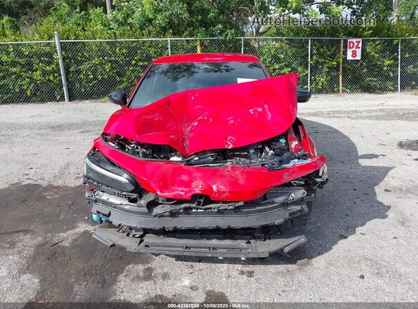 2HGFE2F58NH520896 2022 HONDA CIVIC Red Սարքավորումների վահանակի տեսք