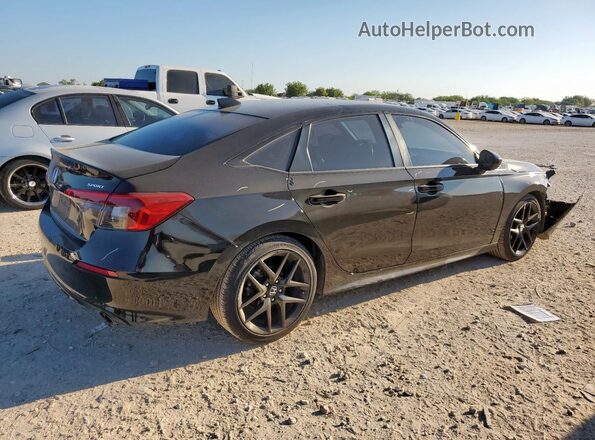 2HGFE2F58NH560377 2022 HONDA CIVIC Black Tył prawy