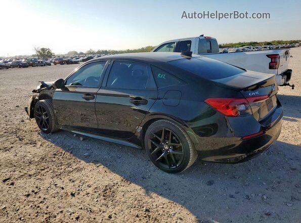 2HGFE2F58NH560377 2022 HONDA CIVIC Black Tył lewy