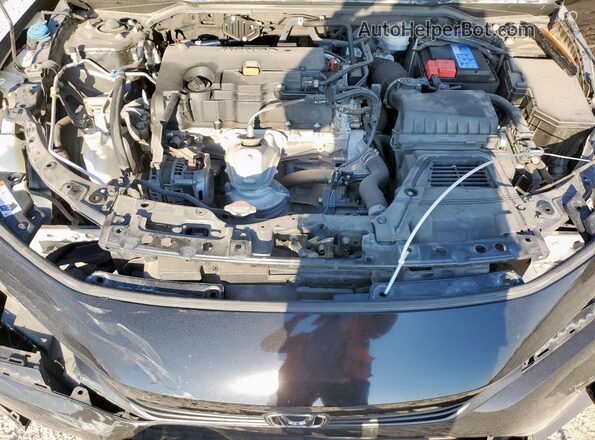 2HGFE2F58NH560377 2022 HONDA CIVIC Black Widok wnętrza z tyłu