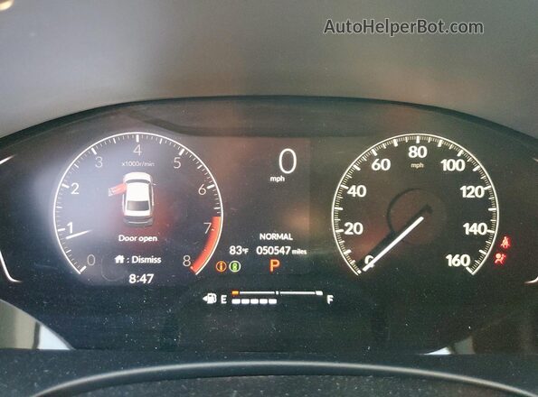 2HGFE2F58NH560377 2022 HONDA CIVIC Black Widok zestawu wskaźników