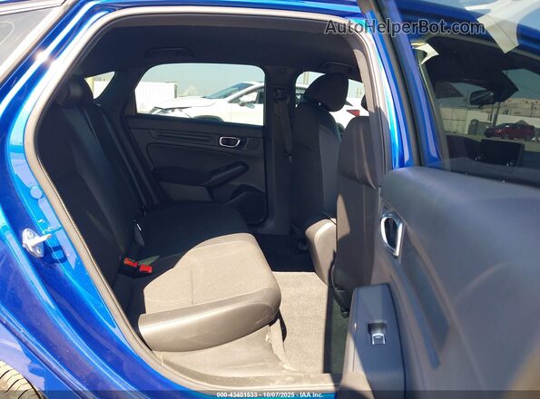 2HGFE2F58NH603664 2022 HONDA CIVIC Blue Vista de la etiqueta del VIN