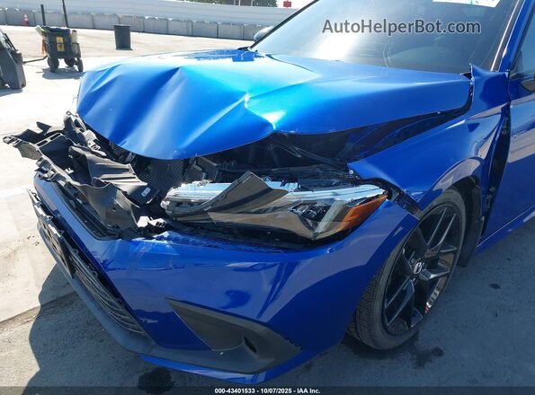 2HGFE2F58NH603664 2022 HONDA CIVIC Blue Vista frontal