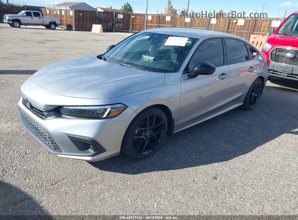 2HGFE2F59NH559870 2022 HONDA CIVIC Silver Front left