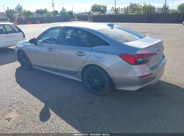 2HGFE2F59NH559870 2022 HONDA CIVIC Silver Rear left