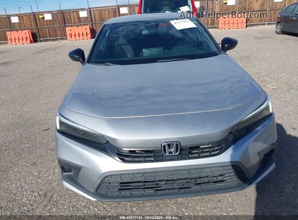 2HGFE2F59NH559870 2022 HONDA CIVIC Silver Instrument cluster view