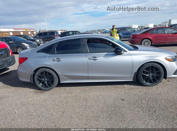 2HGFE2F59NH559870 2022 HONDA CIVIC Silver Rear interior view