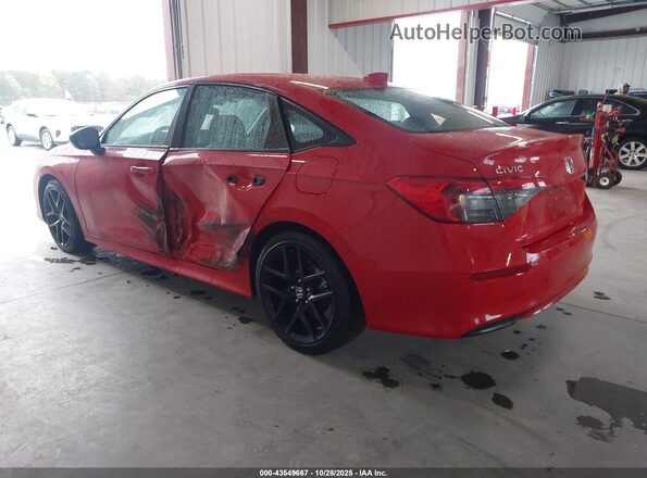 2HGFE2F59NH606346 2022 HONDA CIVIC Red Rear left