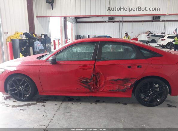 2HGFE2F59NH606346 2022 HONDA CIVIC Red 360 interior view