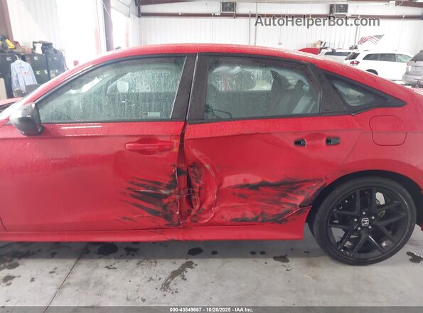 2HGFE2F59NH606346 2022 HONDA CIVIC Red Front view