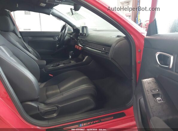 2HGFE2F59NH606346 2022 HONDA CIVIC Red Front interior view