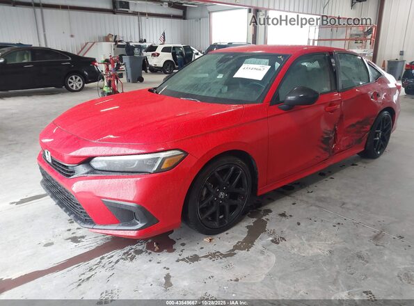 2HGFE2F59NH606346 2022 HONDA CIVIC Red Front left