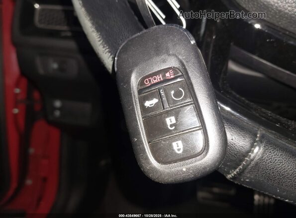 2HGFE2F59NH606346 2022 HONDA CIVIC Red Dashboard view