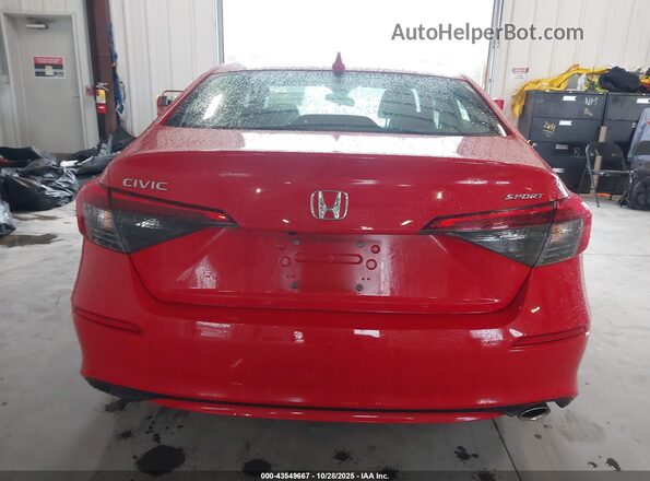 2HGFE2F59NH606346 2022 HONDA CIVIC Red 