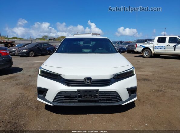 2HGFE2F59PH554302 2023 HONDA CIVIC White ხელსაწყოთა პანელის ხედი