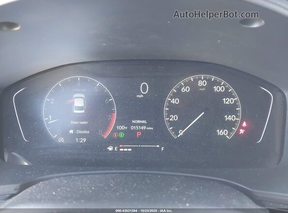 2HGFE2F59PH554302 2023 HONDA CIVIC White უკანა სავარძლების ხედი