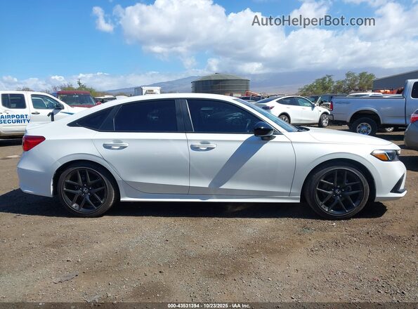 2HGFE2F59PH554302 2023 HONDA CIVIC White უკანა სალონის ხედი