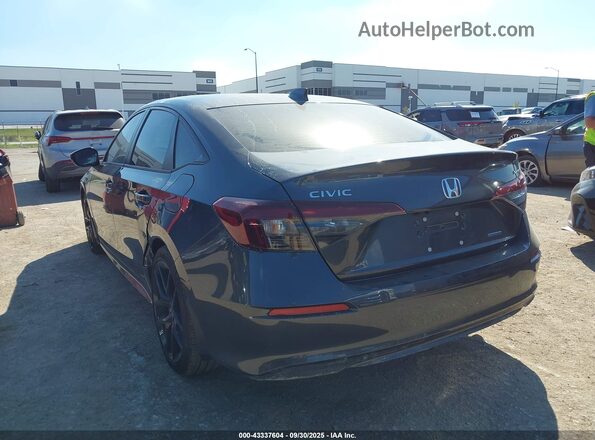 2HGFE4F82SH321781 2025 HONDA CIVIC HYBRID Gray Trasero izquierdo