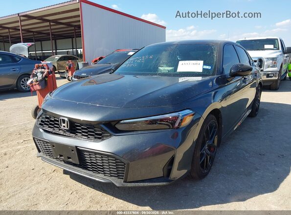 2HGFE4F82SH321781 2025 HONDA CIVIC HYBRID Gray Vista tres cuartos delantera izquierda