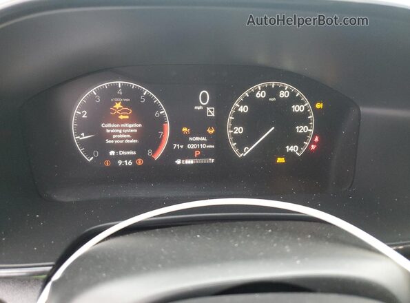 2HKRS3H27RH302801 2024 HONDA CR-V Gray Vista del cuadro de instrumentos