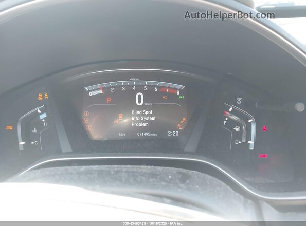 2HKRW2H80LH665192 2020 HONDA CR-V Белый Вид задних сидений
