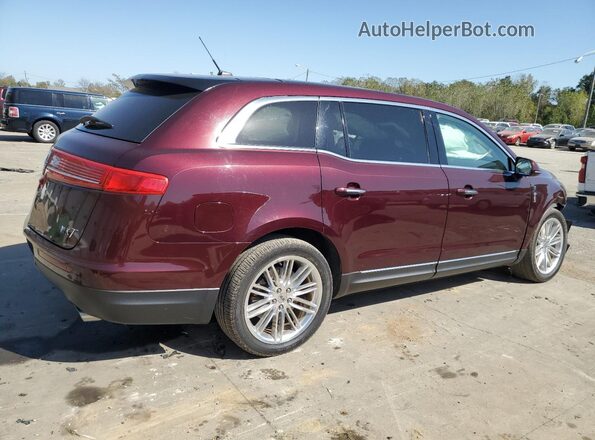 2LMHJ5AT4KBL04195 2019 LINCOLN MKT Burgundy Trasero derecho