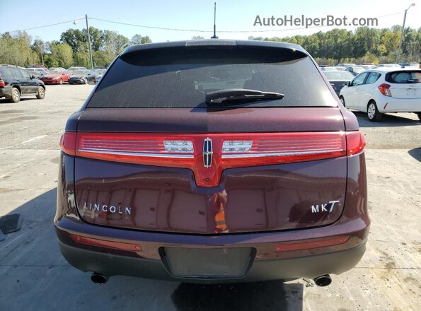 2LMHJ5AT4KBL04195 2019 LINCOLN MKT Burgundy Vista trasera