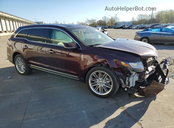 2LMHJ5AT4KBL04195 2019 LINCOLN MKT Burgundy Delantero derecho