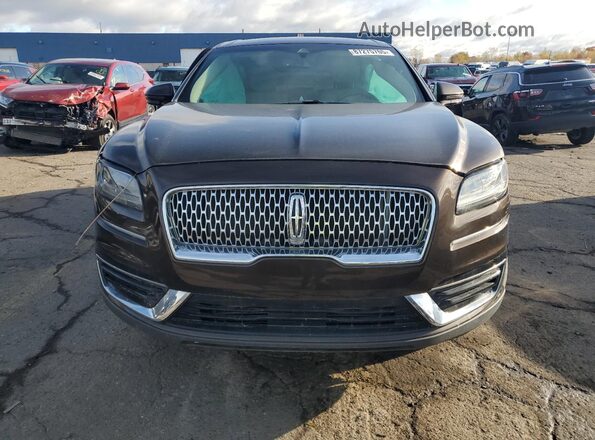2LMPJ6J97LBL13643 2020 LINCOLN NAUTILUS Brown წინა ხედი