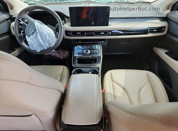 2LMPJ6J99NBL07250 2022 LINCOLN NAUTILUS White Вид панелі приладів