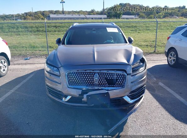 2LMPJ6K91LBL04337 2020 LINCOLN NAUTILUS Gray Вид щитка приладів